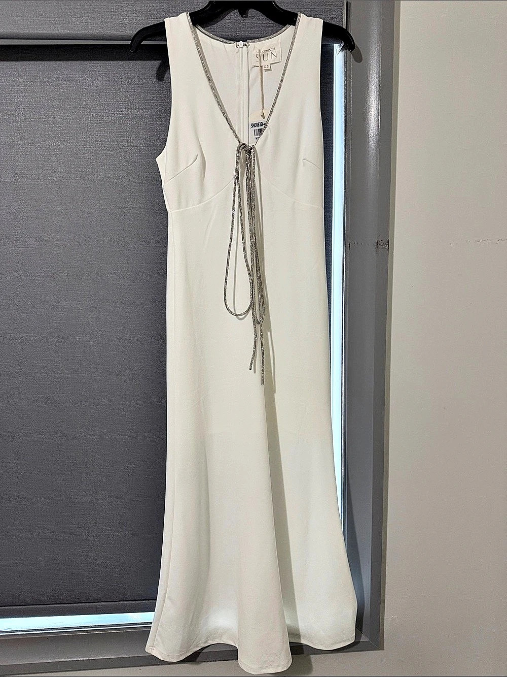 Here Comes the Sun Maxi Dress in White Size Medium NWT